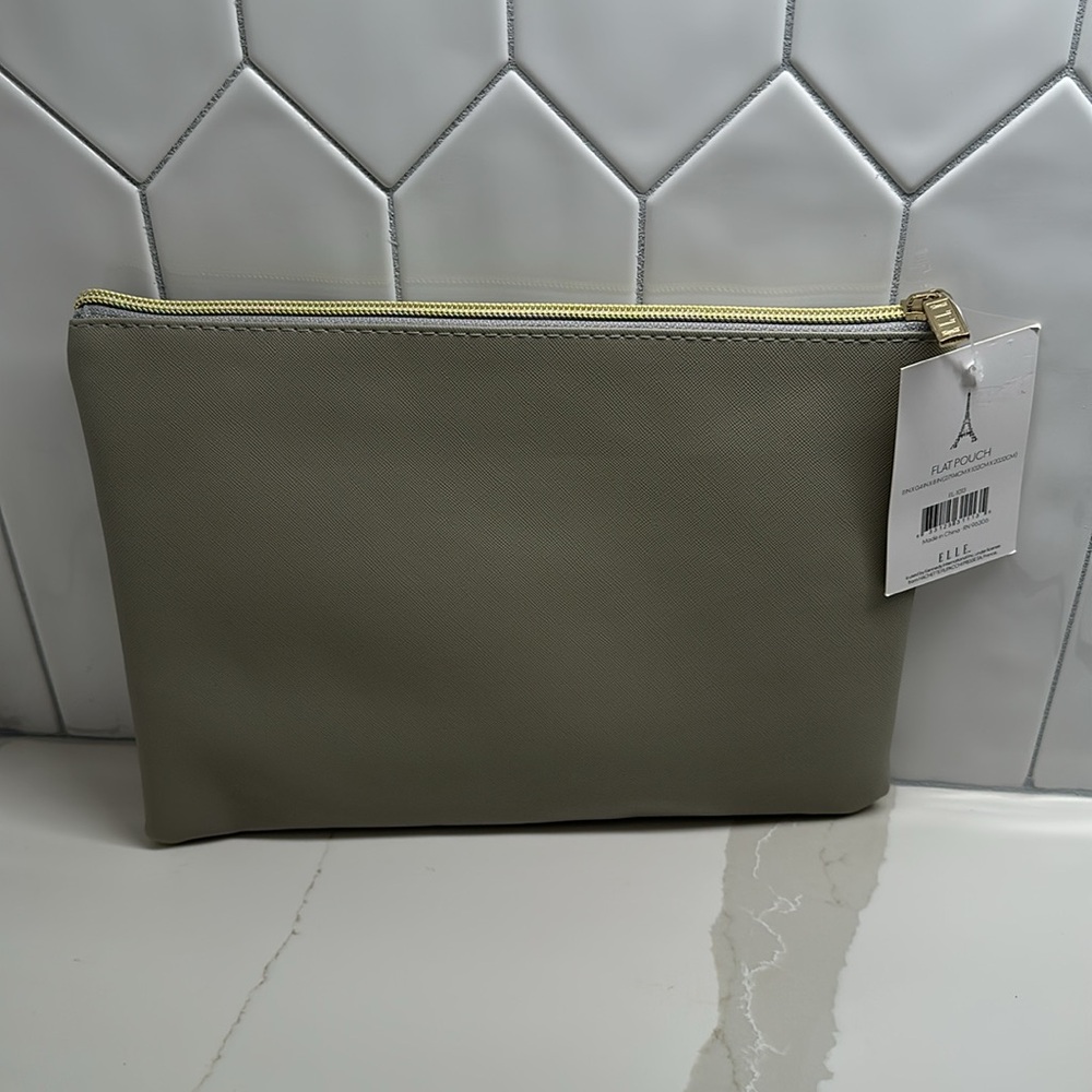NWT Elle Gray Clutch Bag - Picture 3 of 4